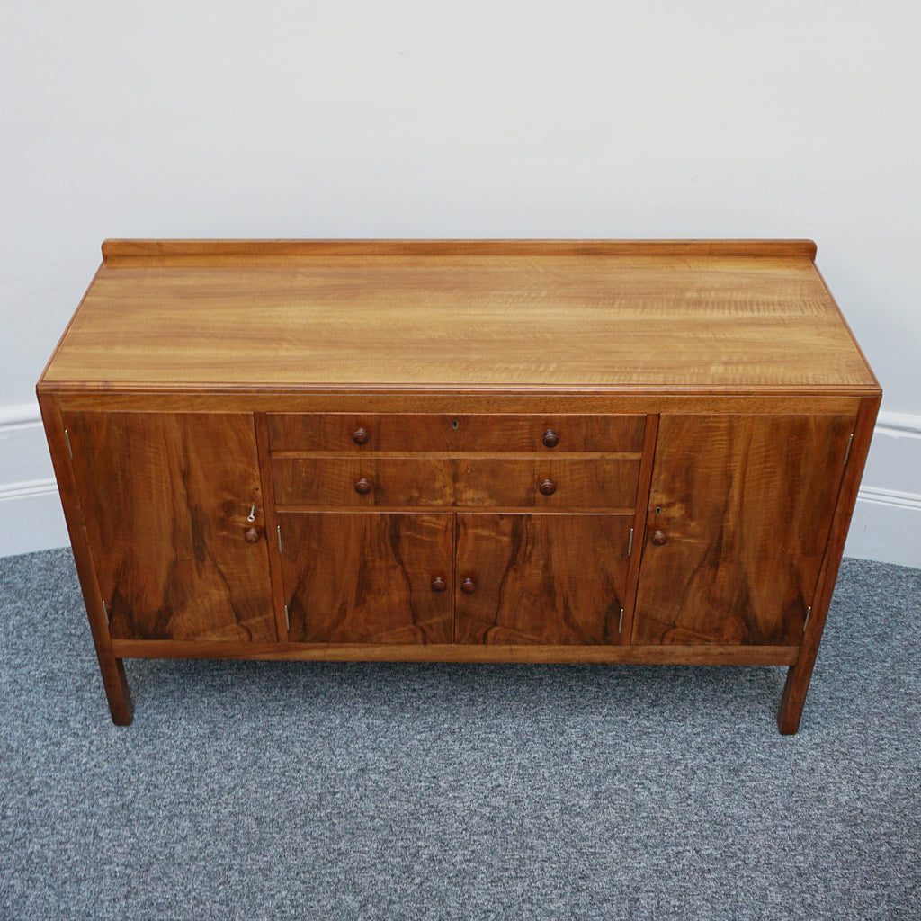 Art Deco Sideboard by Heal's Burr Walnut - Jeroen Markies Art Deco