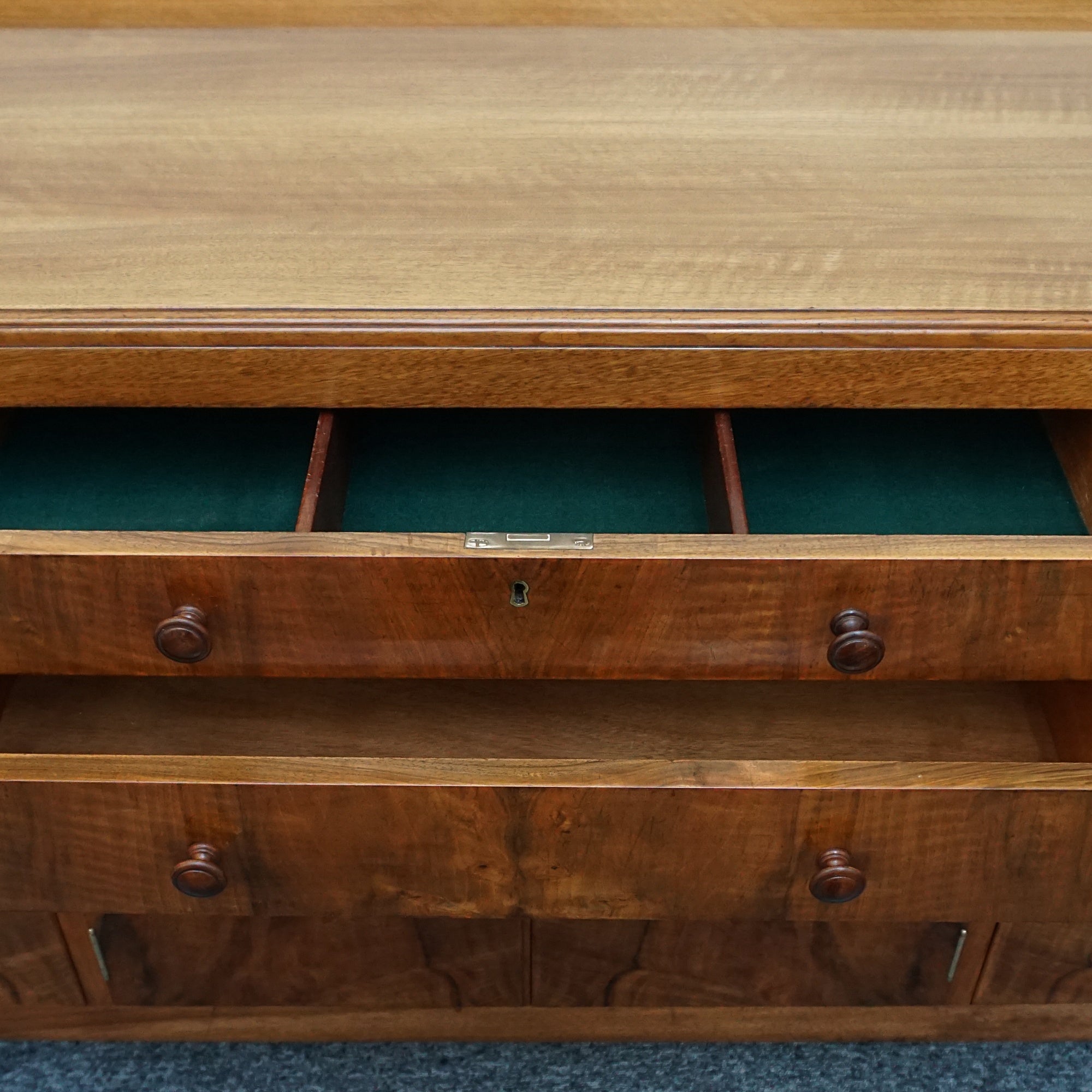 Art Deco Sideboard by Heal's Burr Walnut - Jeroen Markies Art Deco