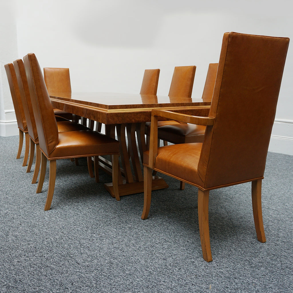 Art Deco Eight Seater Extendable Dining Suite - Jeroen Markies Art Deco