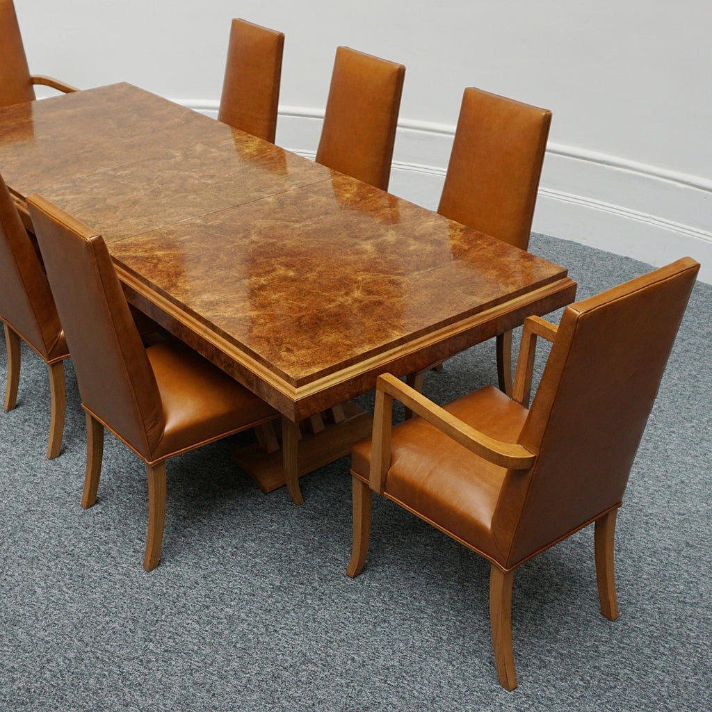 Art Deco Eight Seater Extendable Dining Suite - Jeroen Markies Art Deco