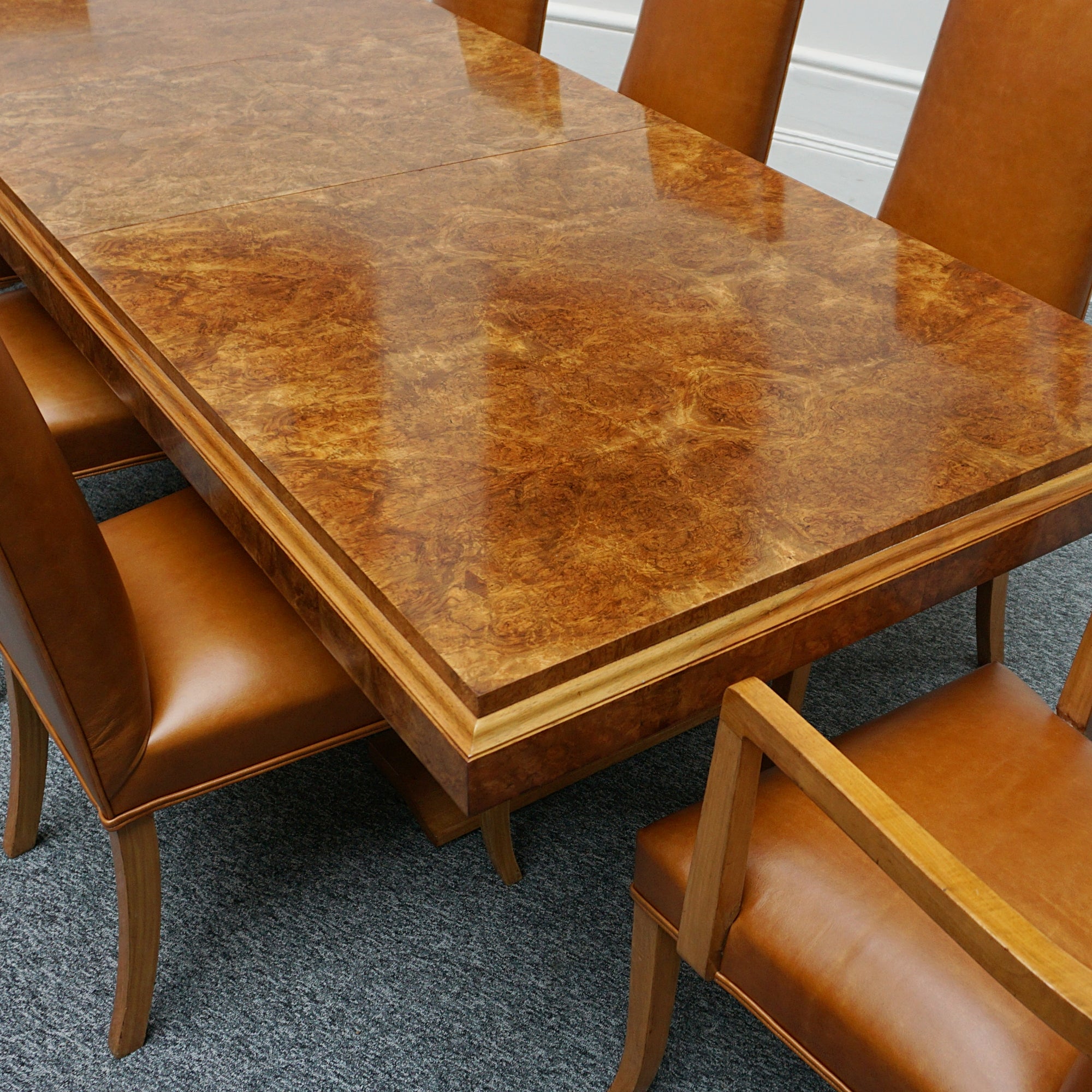 Art Deco Eight Seater Extendable Dining Suite - Jeroen Markies Art Deco