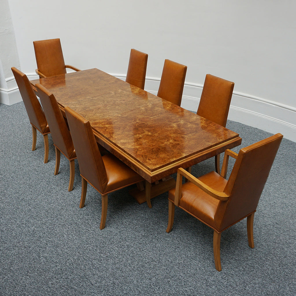 Art Deco Eight Seater Extendable Dining Suite - Jeroen Markies Art Deco