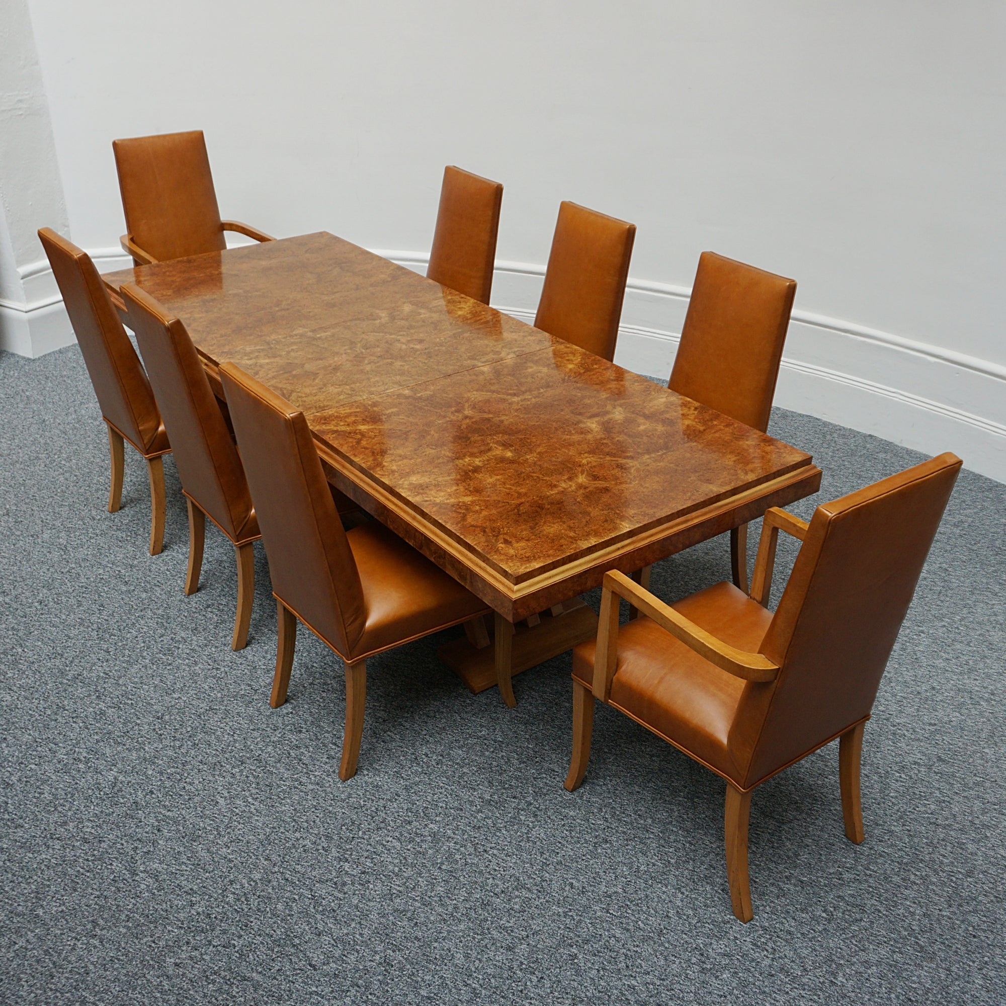 Art Deco Eight Seater Extendable Dining Suite - Jeroen Markies Art Deco