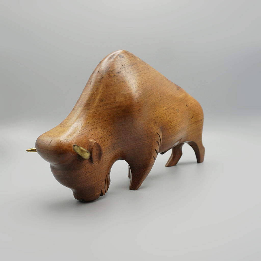 Carved Bison by Laszlo Hoenig