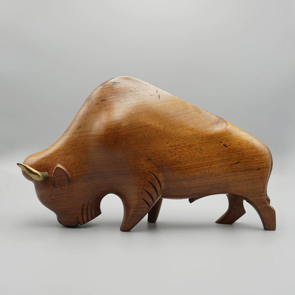 Carved Bison by Laszlo Hoenig