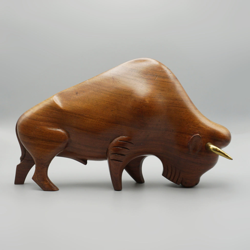 Carved Bison by Laszlo Hoenig