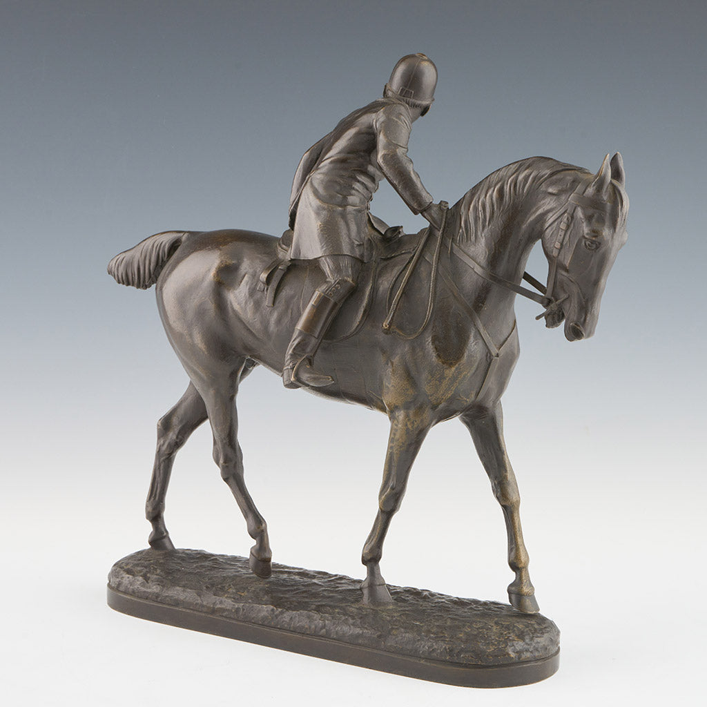 'The Huntsman' John Willis Good Mid 19th Century Bronze Fox Hunting Sculpture - Jeroen Markies Art Deco