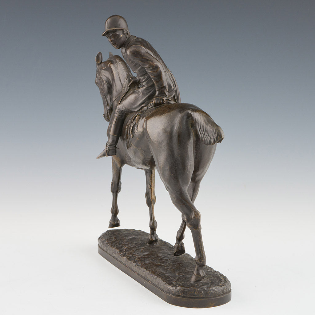 'The Huntsman' John Willis Good Mid 19th Century Bronze Fox Hunting Sculpture - Jeroen Markies Art Deco