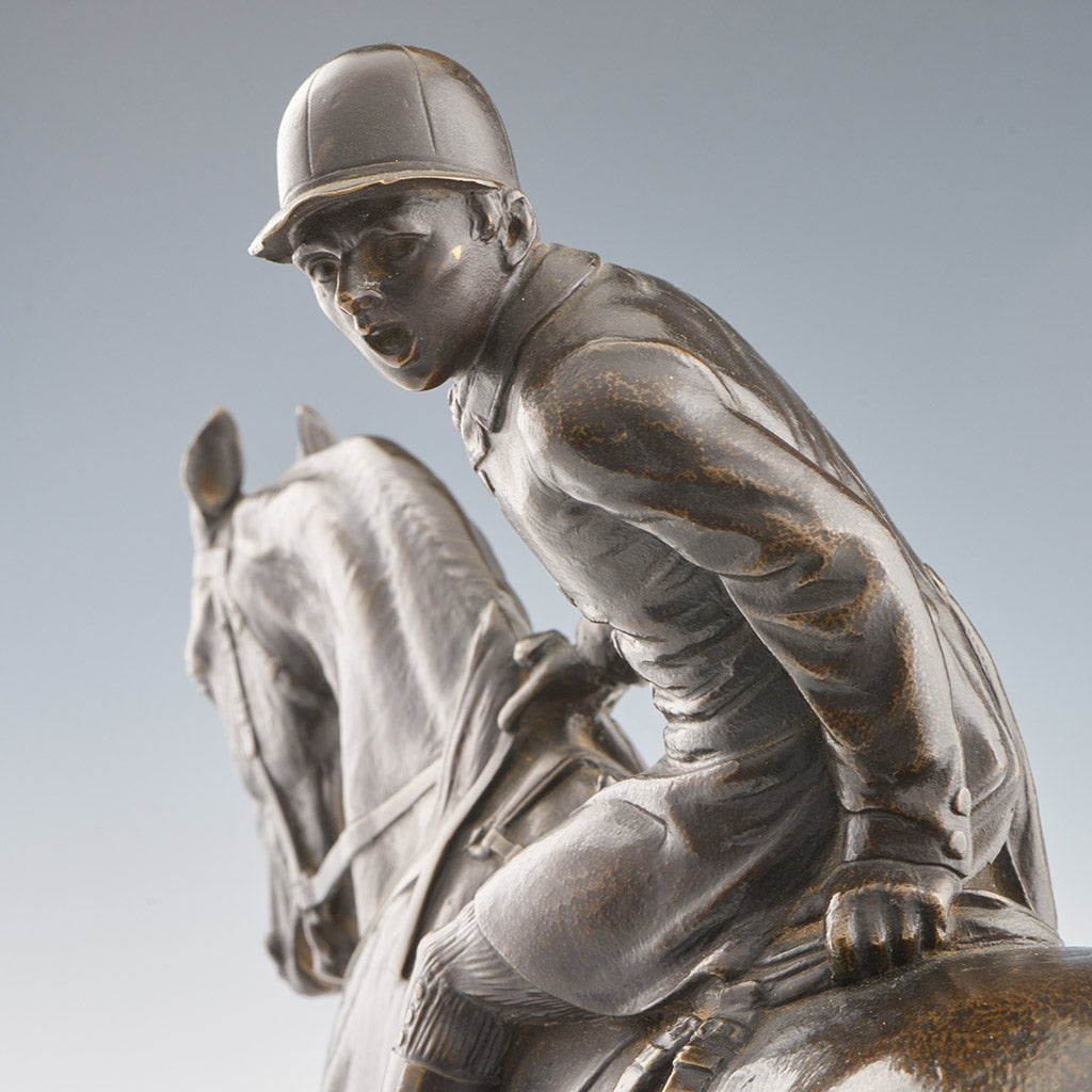 'The Huntsman' John Willis Good Mid 19th Century Bronze Fox Hunting Sculpture - Jeroen Markies Art Deco