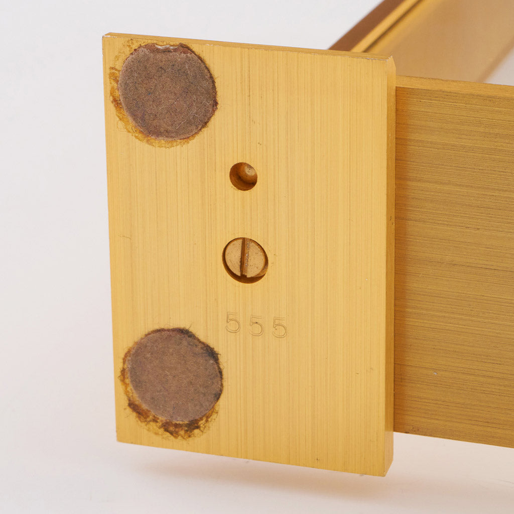 Mid-Century Jaeger LeCoultre Gilt Brass Mantel Clock - Jeroen Markies Art Deco