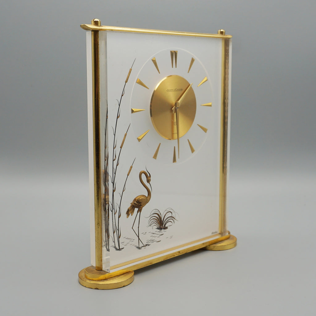 A Jaeger LeCoultre 'Marina' Mantel Clock