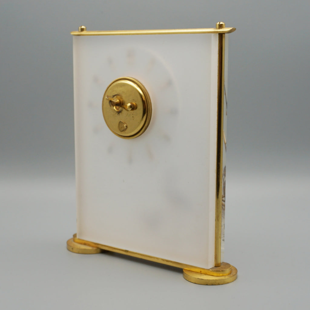 A Jaeger LeCoultre 'Marina' Mantel Clock