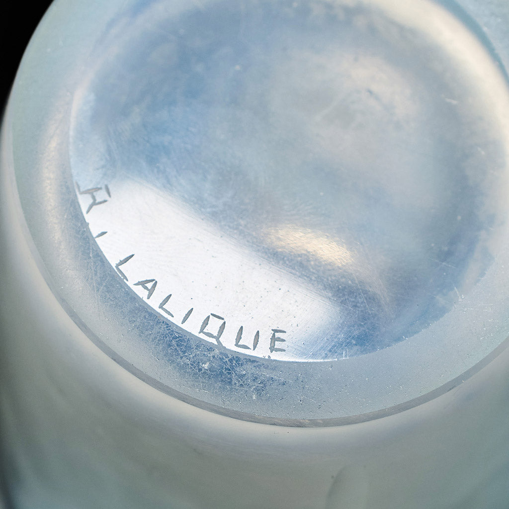 'Ceylan' Rene Lalique Original Opalescent Glass Vase - Jeroen Markies Art Deco