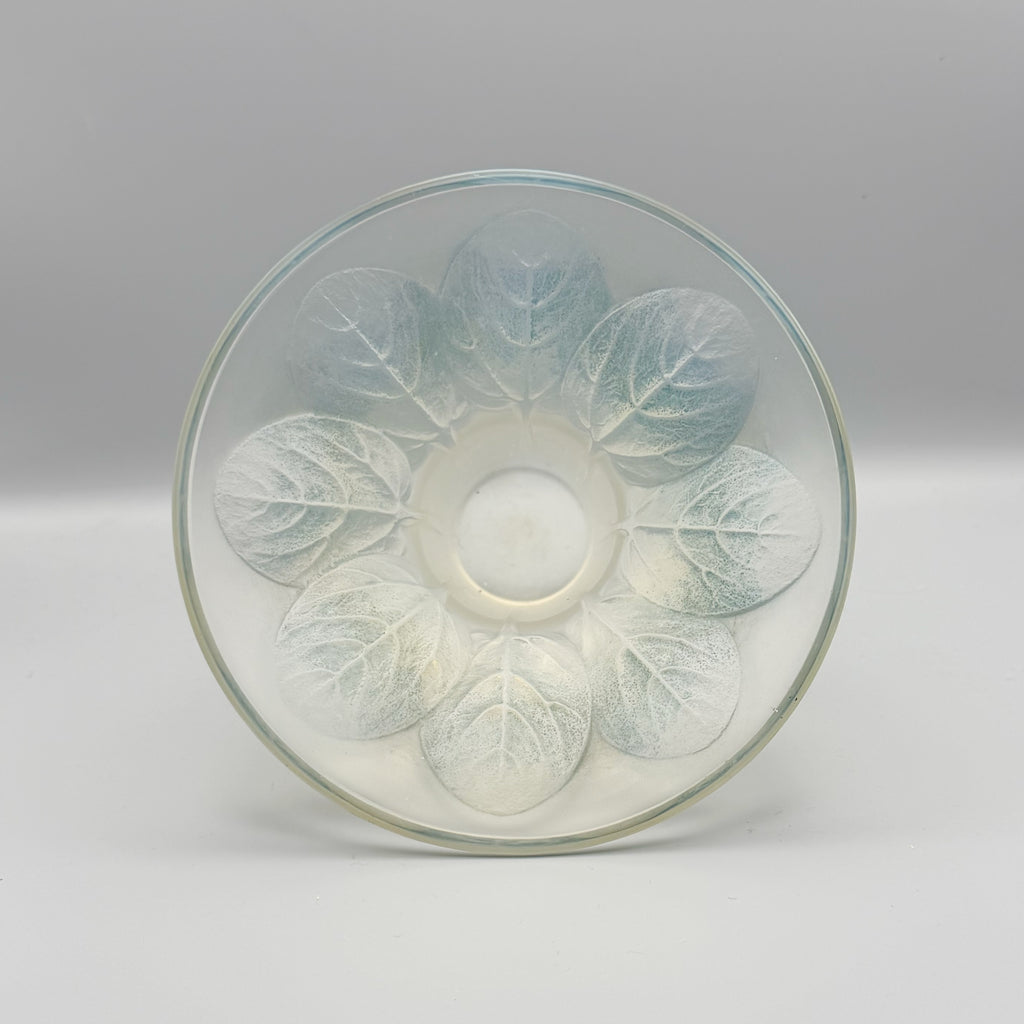 René Lalique 'Violettes' Opalescent Glass Vase