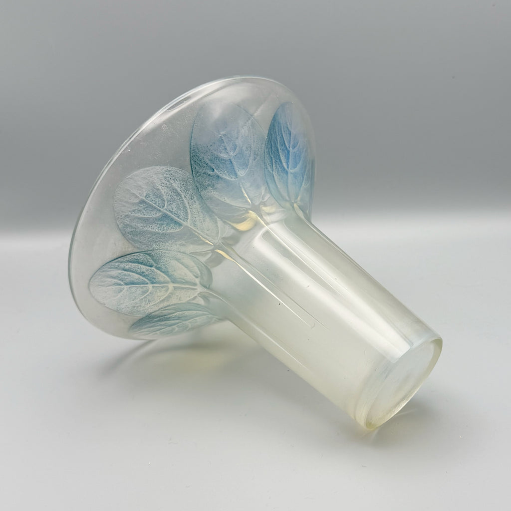 René Lalique 'Violettes' Opalescent Glass Vase