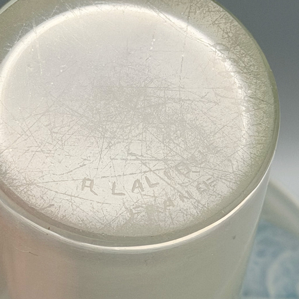 René Lalique 'Violettes' Opalescent Glass Vase