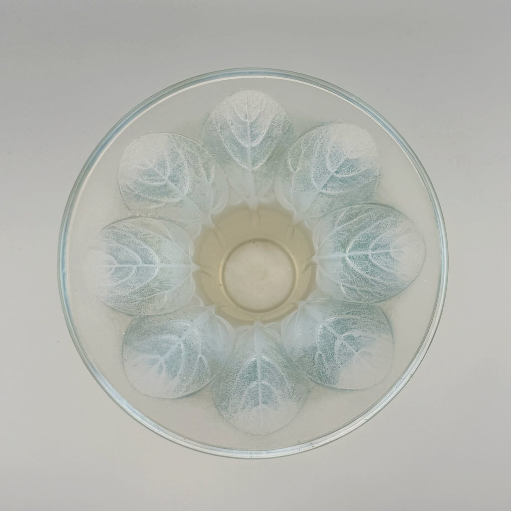 René Lalique 'Violettes' Opalescent Glass Vase