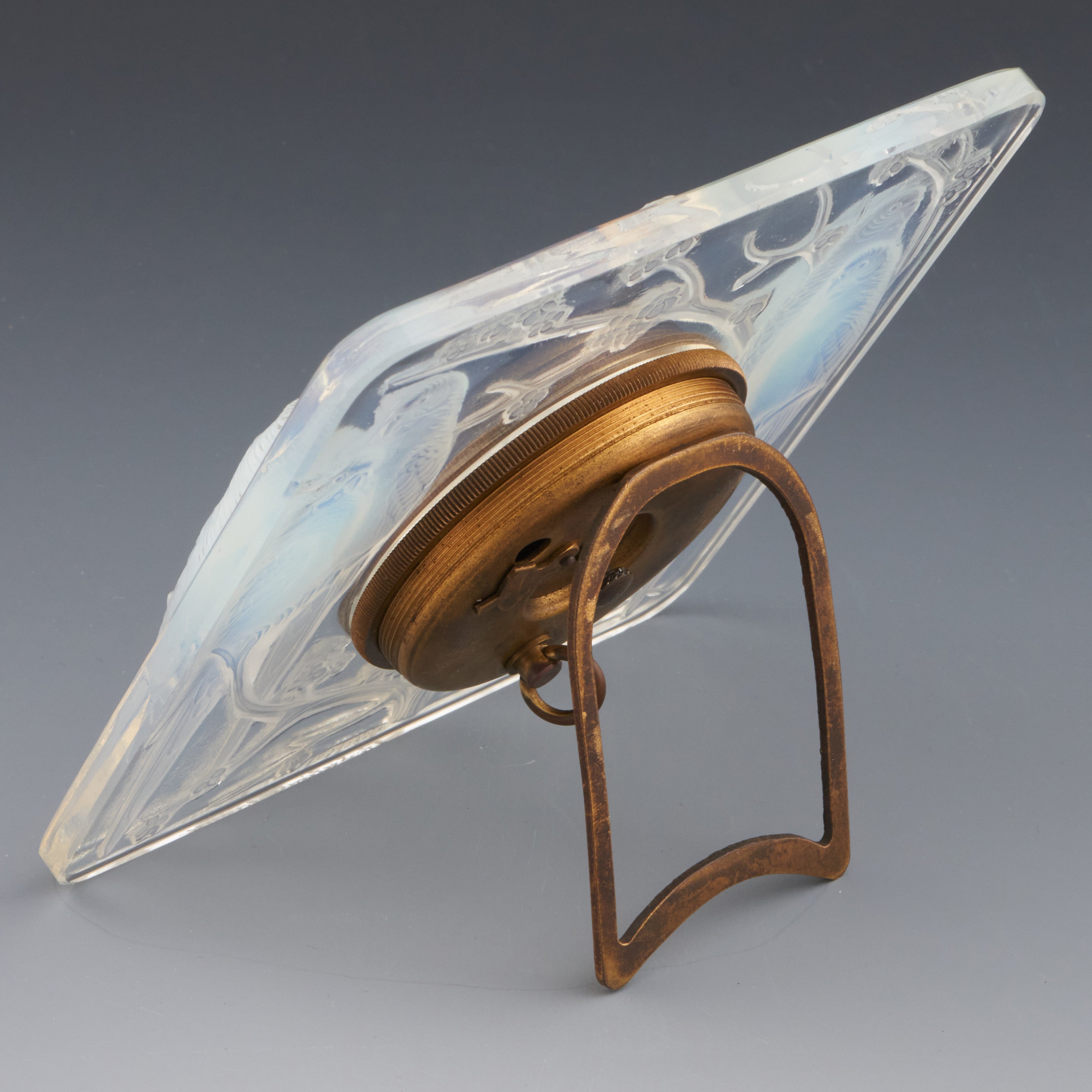 Inseperables - Rene Lalique Opalescent Glass Clock - Jeroen Markies Art Deco