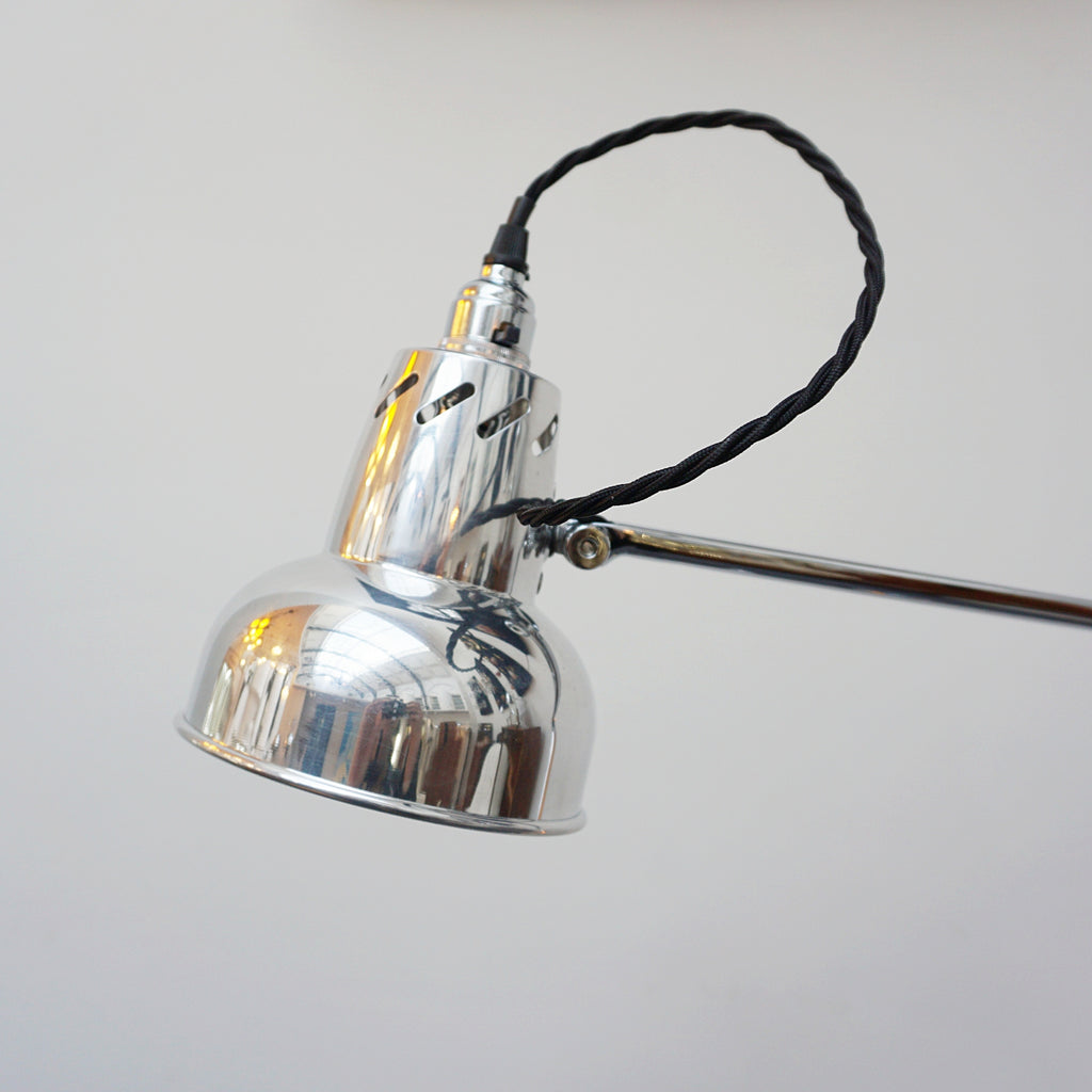 Counterpoise Art Deco Chrome Trolley Lamp. 1950s Lamp. - Jeroen Markies Art Deco
