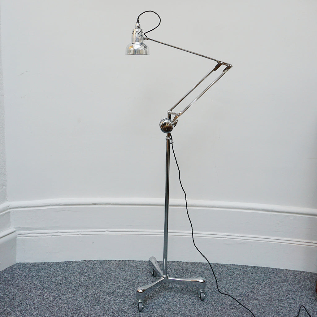 Counterpoise Art Deco Chrome Trolley Lamp. 1950s Lamp. - Jeroen Markies Art Deco