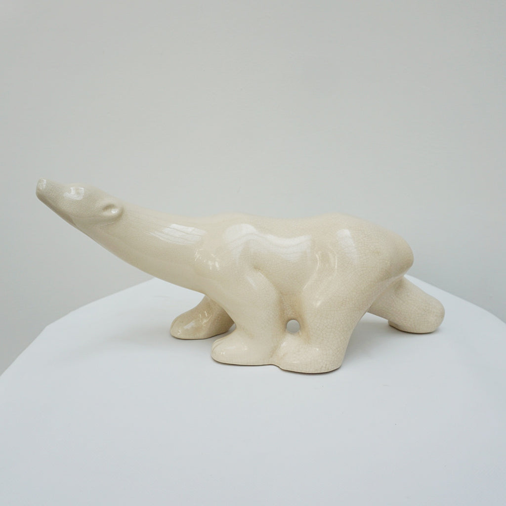 Striding Polar Bear - Jeroen Markies Art Deco