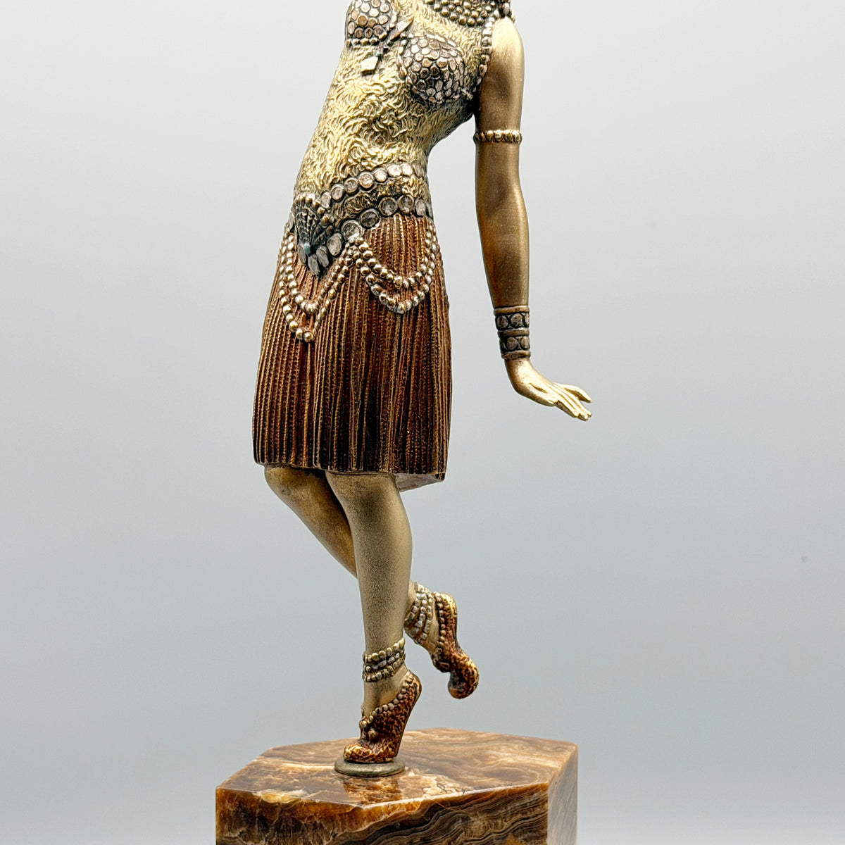 Dancer of Lebanon Chiparus Cold Painted Bronze Sculpture | Markies Antiques Ltd