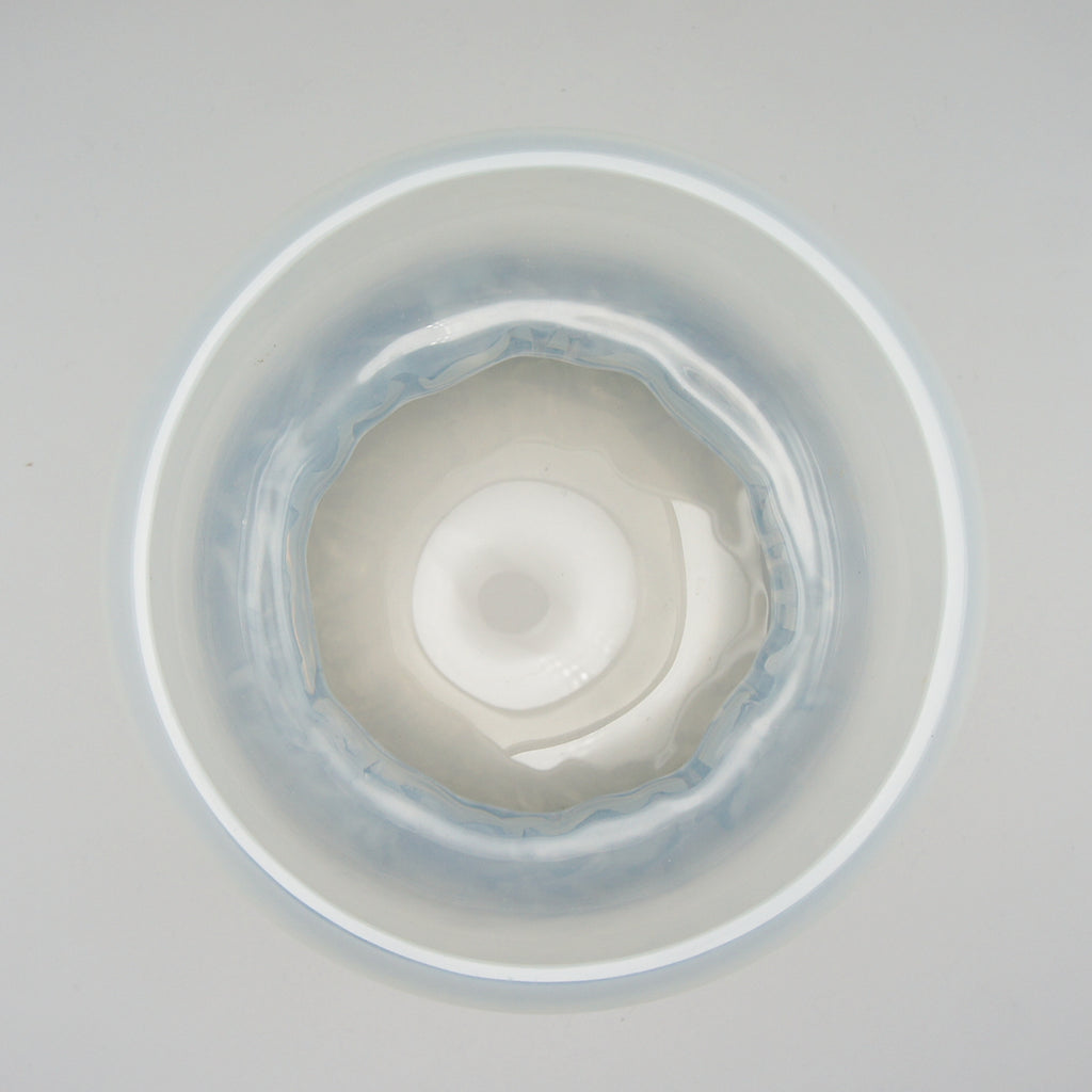 'Lutteurs' René Lalique Opalscent Glass Vase