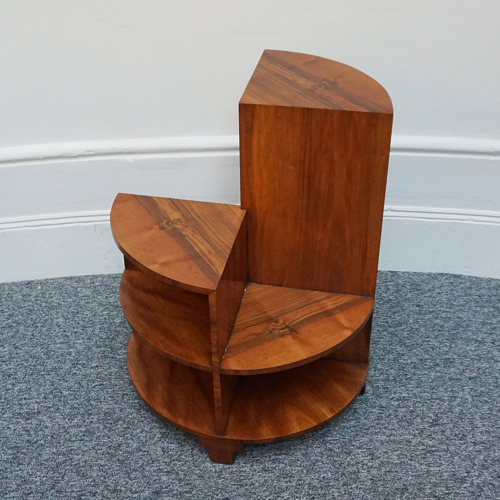 Burr and Figured Walnut Library Table - Jeroen Markies Art Deco