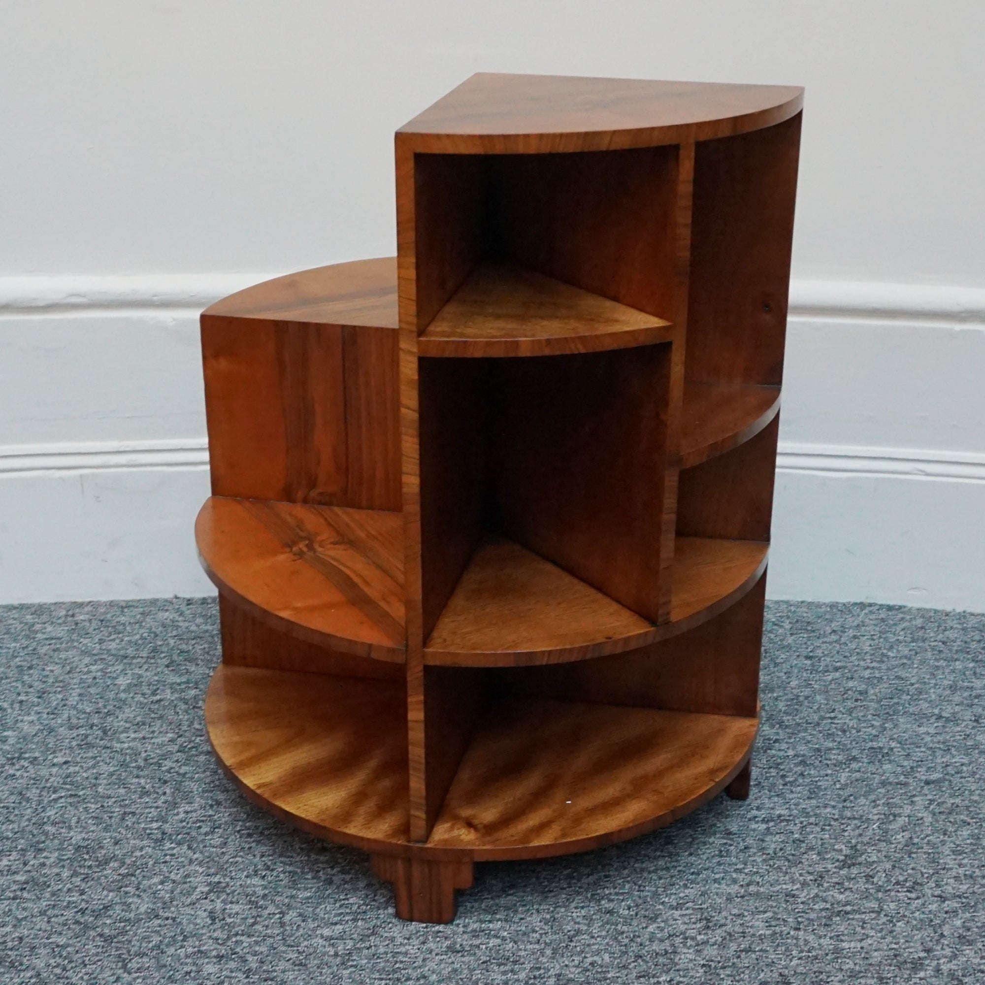 Burr and Figured Walnut Library Table - Jeroen Markies Art Deco