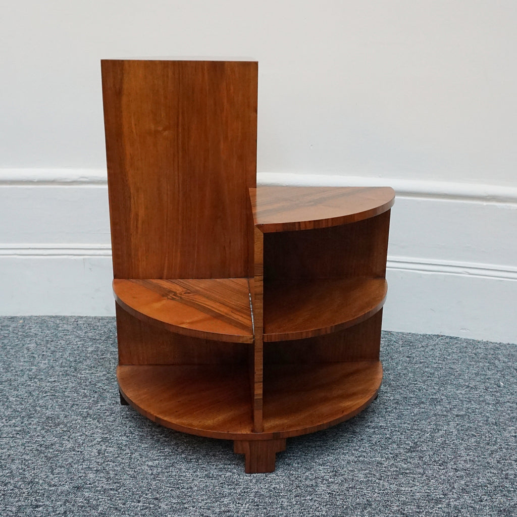 Burr and Figured Walnut Library Table - Jeroen Markies Art Deco