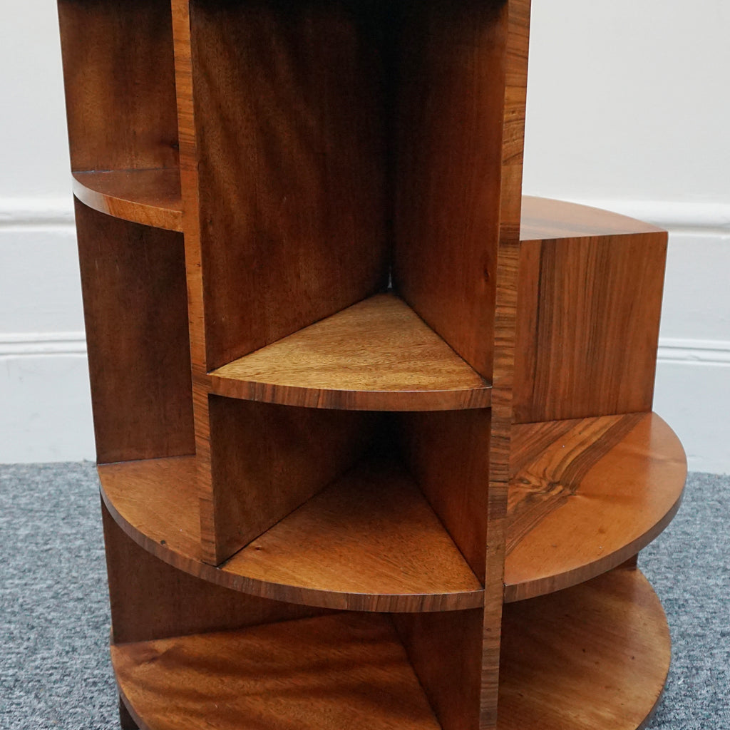 Burr and Figured Walnut Library Table - Jeroen Markies Art Deco