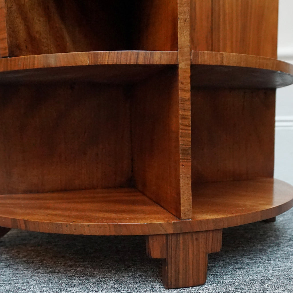 Burr and Figured Walnut Library Table - Jeroen Markies Art Deco