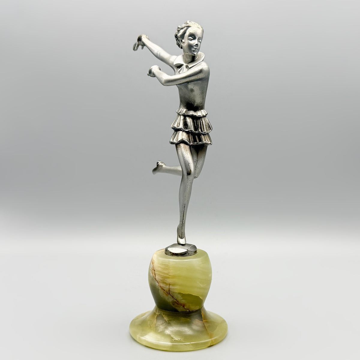 Josef Lorenzl Silvered Bronze Lady | Markies Antiques Ltd