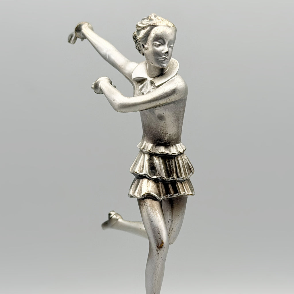 Josef Lorenzl Silvered Bronze Lady | Markies Antiques Ltd