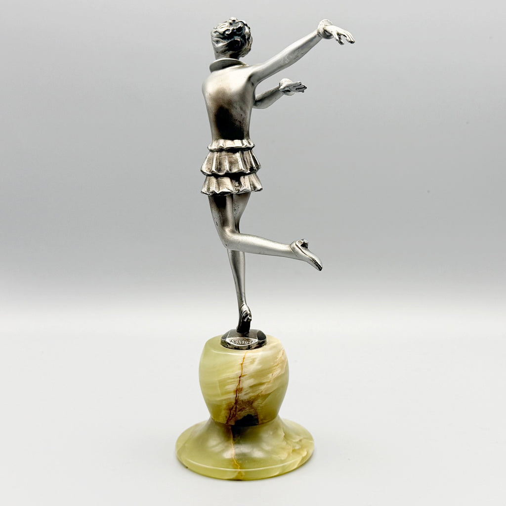 Josef Lorenzl Silvered Bronze Lady | Markies Antiques Ltd