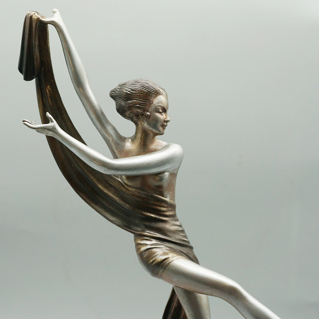 Josef Lorenzl Cold Painted Bronze Sculpture - Austrian Bronze - Jeroen Markies Art Deco 
