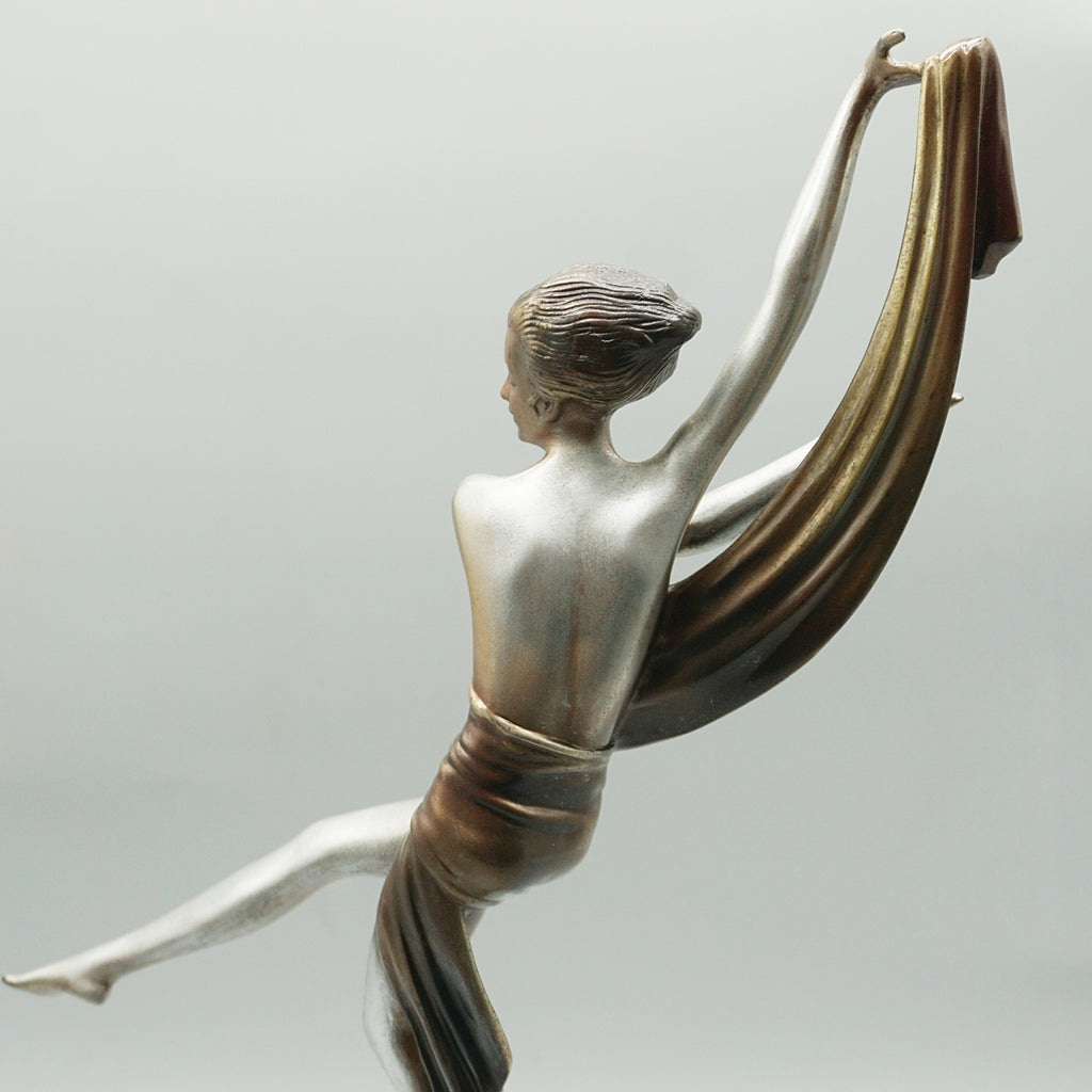 Josef Lorenzl Cold Painted Bronze Sculpture - Austrian Bronze - Jeroen Markies Art Deco 