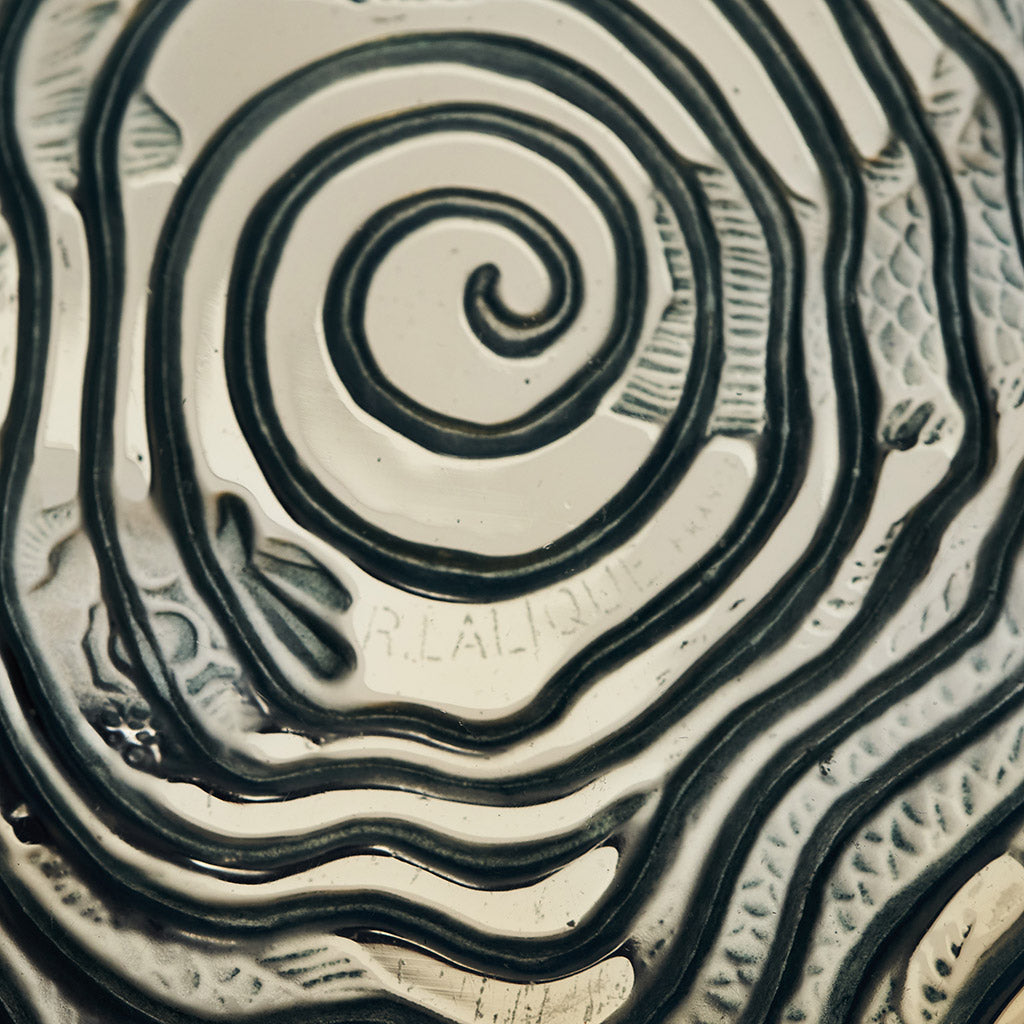 Dauphins Coupe by Rene Lalique - Opalescent Art Deco Glass Plate - Jeroen Markies Art Deco