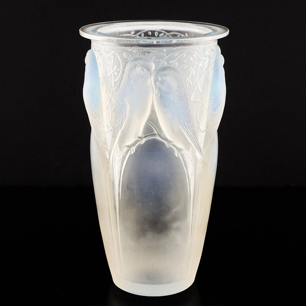 Ceylan an Opalescent Glass Vase by Rene Lalique - Jeroen Markies Art Deco