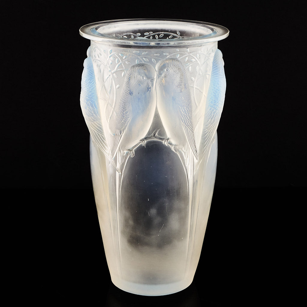 Ceylan an Opalescent Glass Vase by Rene Lalique - Jeroen Markies Art Deco