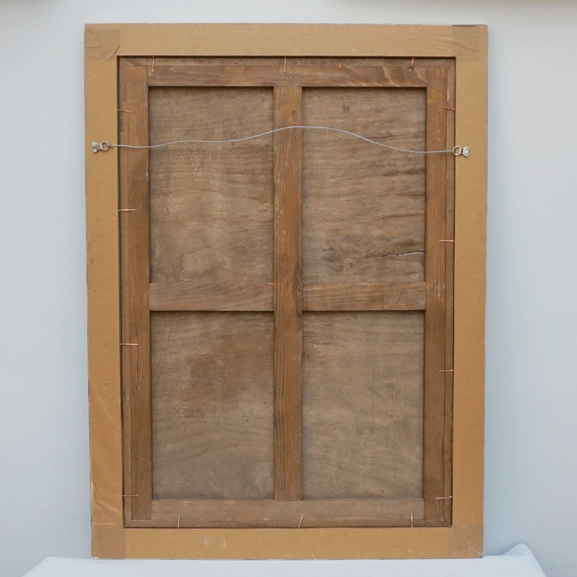 Art Deco Painting. Oil on board. Early 20th Century painting. Marcel Delmotte. Art Deco frame - Jeroen Markies Art Deco