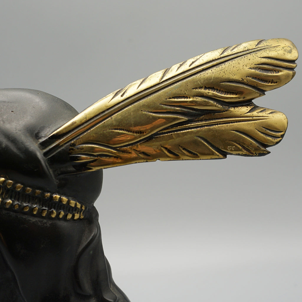 Fabrica Patria Richard Rohac Art Deco Busts of Native Americans - Jeroen Markies Art Deco