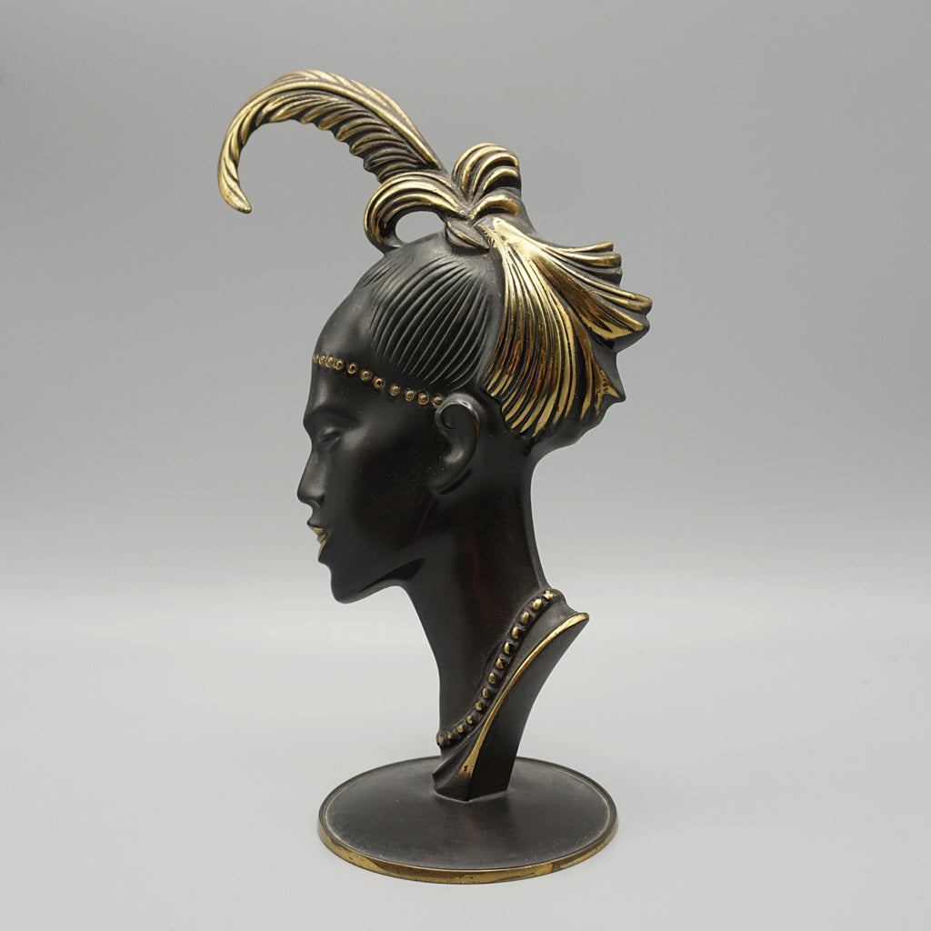 Fabrica Patria Richard Rohac Art Deco Busts of Native Americans - Jeroen Markies Art Deco