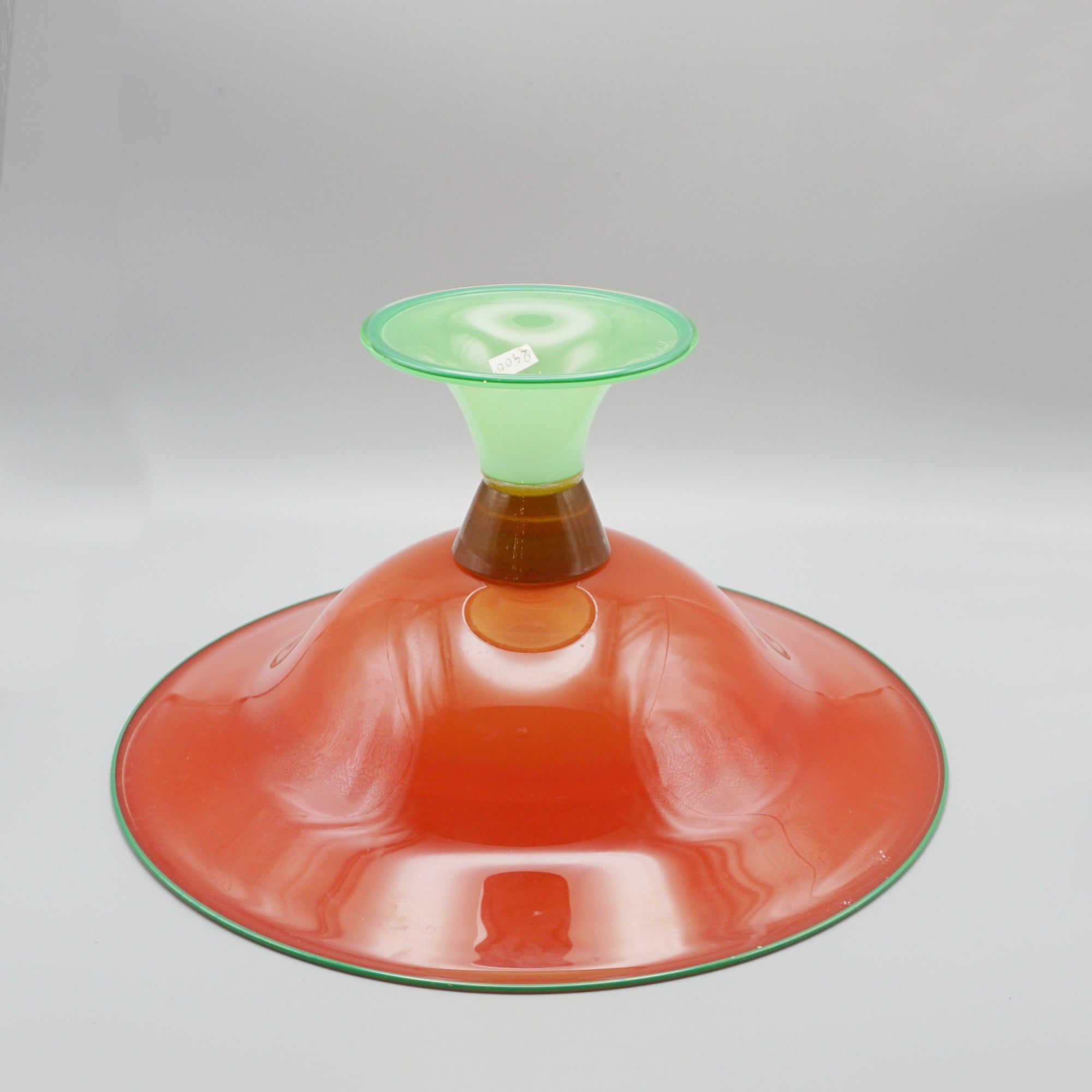 Mid-Century glass blown bowl, decorative bown, orange glass bowl - Jeroen Markies Art Deco