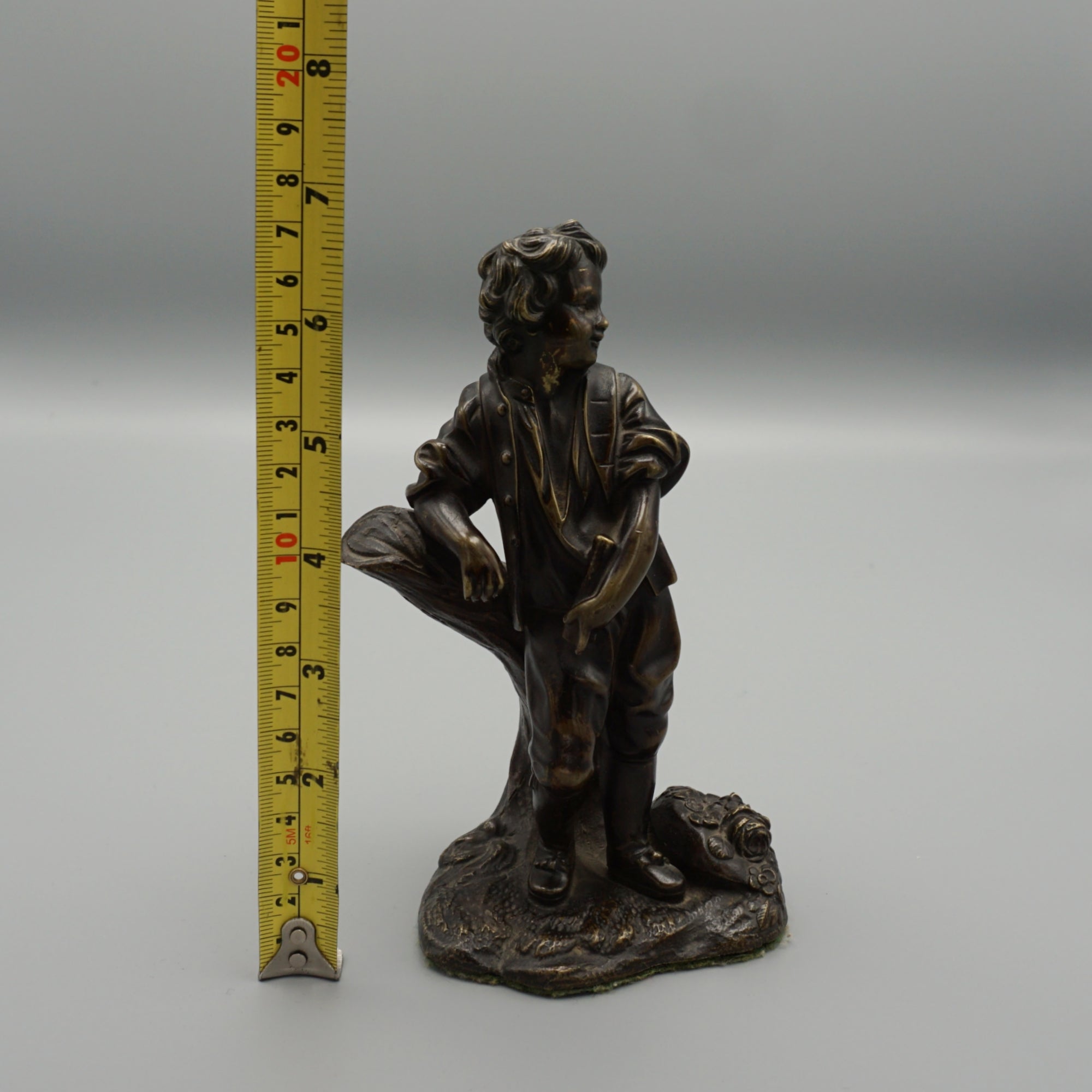 Late 19th Century Bronze Study of a young Farm Boy - Jeroen Markies Art Deco