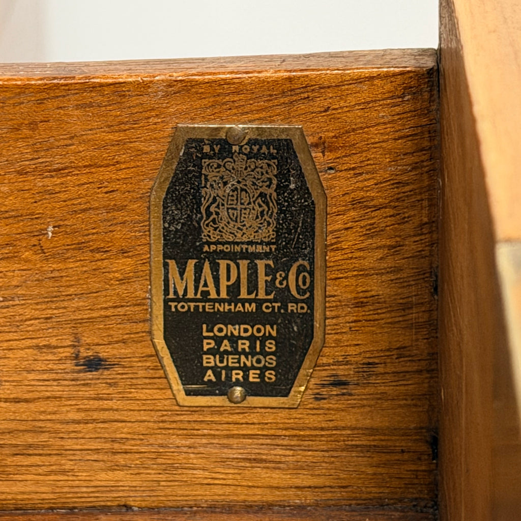 Original Art Deco Desk by Maple & Co Circa 1930 | Markies Antiques ltd