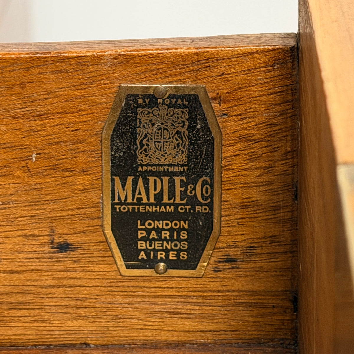Original Art Deco Desk by Maple & Co Circa 1930 | Markies Antiques ltd