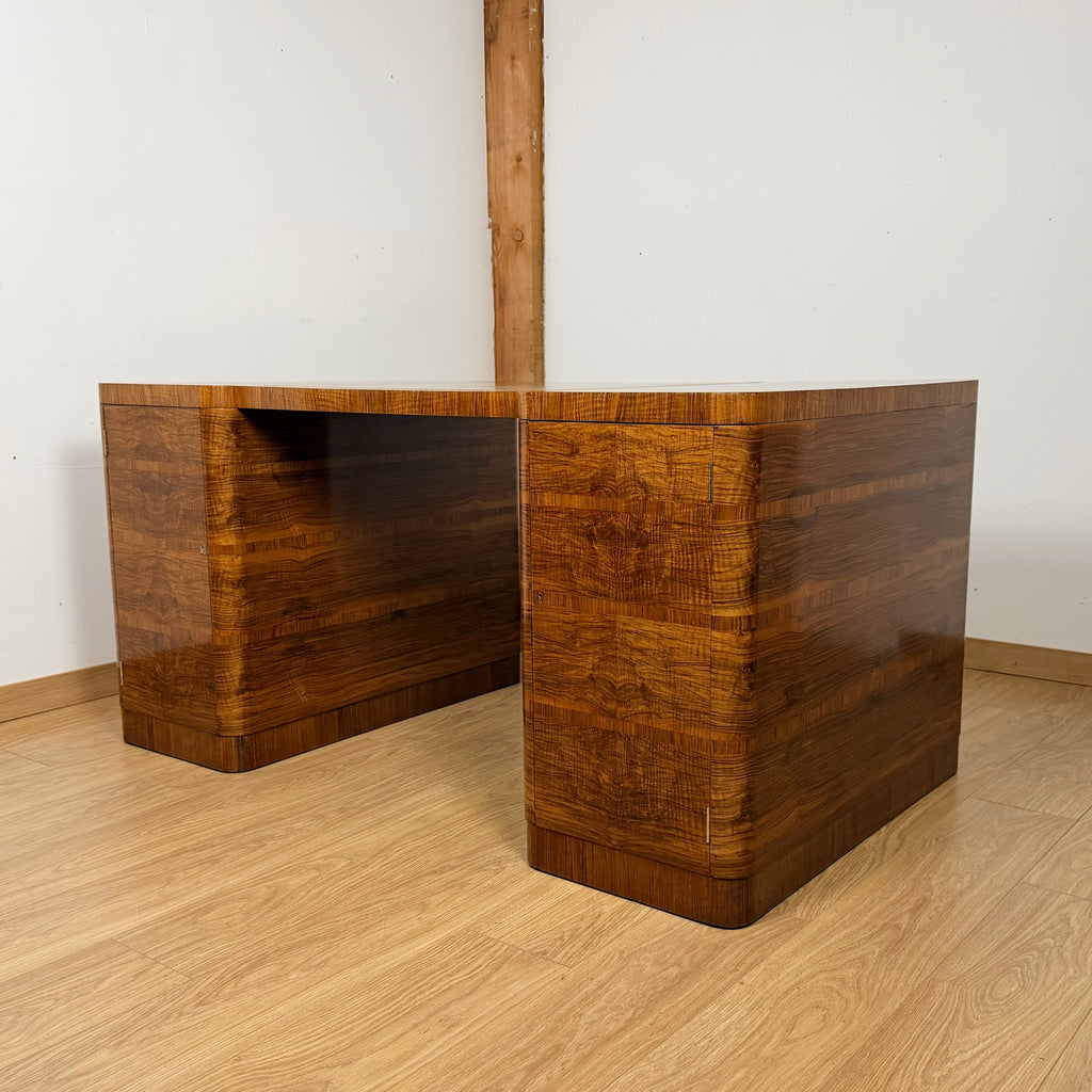 Original Art Deco Desk by Maple & Co Circa 1930 | Markies Antiques ltd