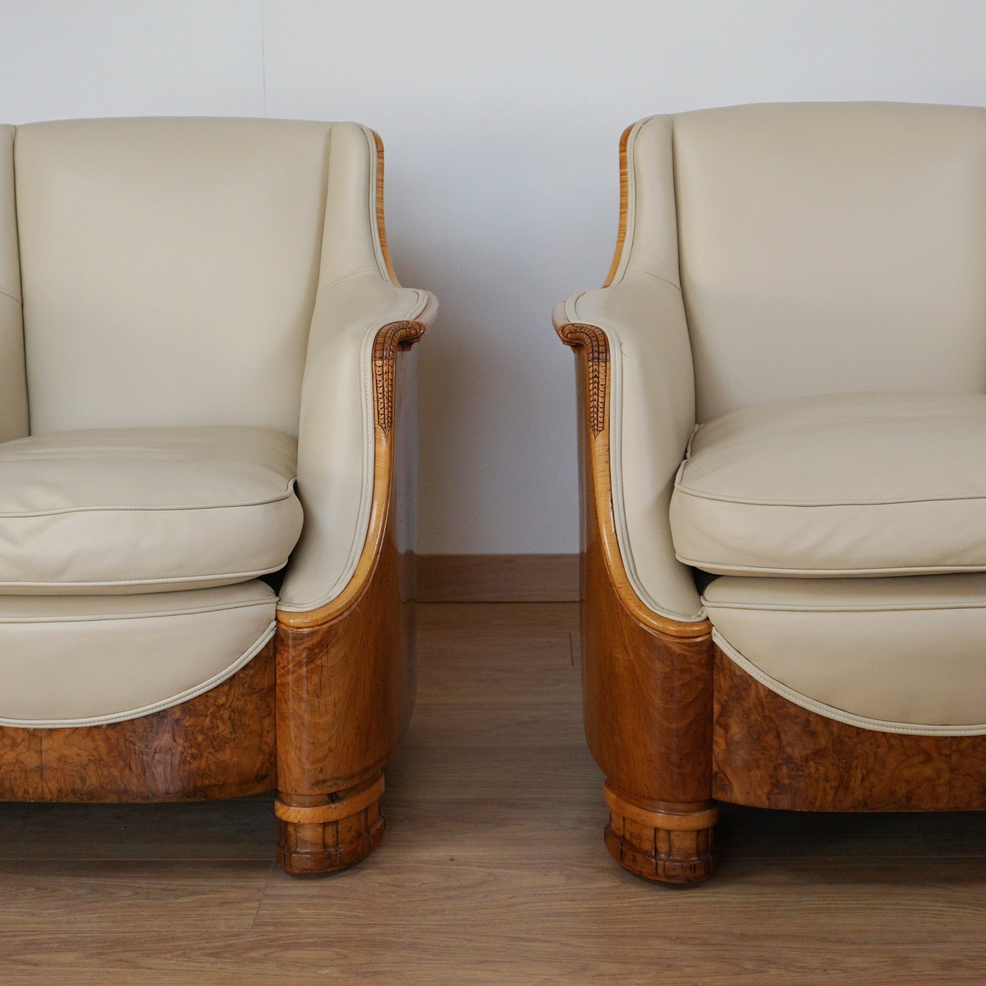 Art Deco Pair of Club Chairs by Maurice Adams - Jeroen Markies Art Deco 