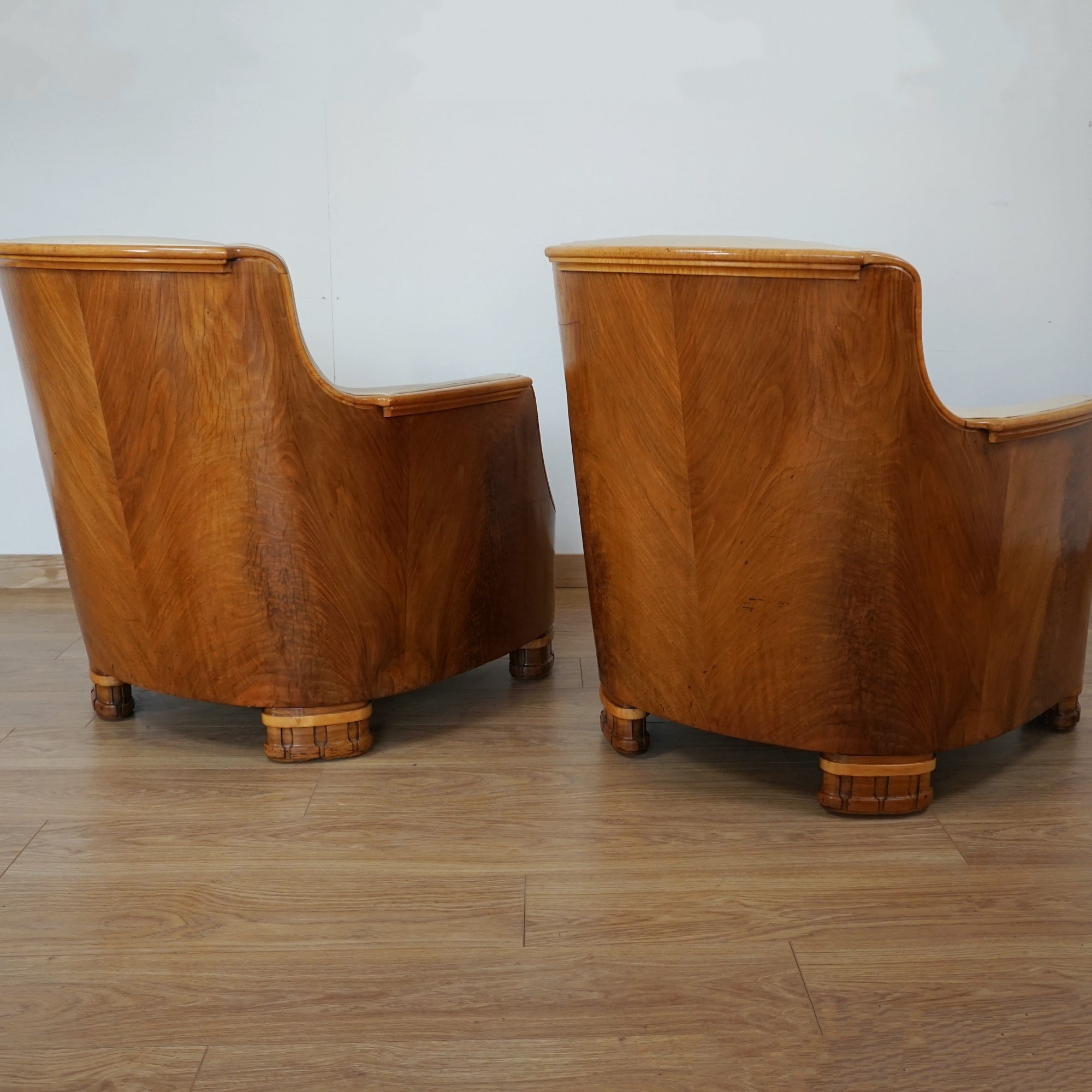 Art Deco Pair of Club Chairs by Maurice Adams - Jeroen Markies Art Deco 